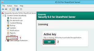 How To Activate Kaspersky Security 9 0 For Microsoft Sharepoint Server