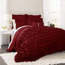 Lush Decor Avery 7pc Red Comforter Set Red Comforter Sets Comforter Sets Red Comforter