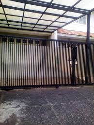 Model Pintu Pagar Minimalis Besi Dorong Minimalis Pagar Pintu