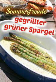 Gruner Spargel Vom Grill Spargel Grillen Spargel Gruner Spargel Grillen