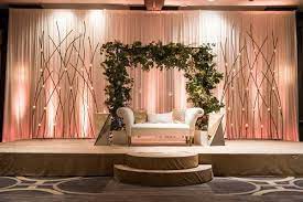 Stage By Elegance Decor Chicago In 2020 Wedding Backdrop Decorations Wedding Reception Backdrop Wedding Stage Backdrop