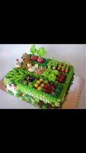 Im Garten Beete Bauernhoftorte Themenbezogene Torten Gartenkuchen