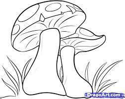 Cartoon Mushroom Coloring Pages How To Draw Mushrooms Step 6 Mushroom Drawing Mushroom Art Cartoon Mushroom