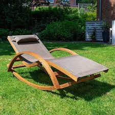 Relax Schaukelstuhl Rio Relaxliege Mit Armlehnen Gartenmobel Aus Vorbehandeltem Holz Stuhl Braun Schaukelstuhl Schaukelstuhl Garten Schaukel