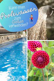 Mit Chlorwasser Giessen Poolwasser Pool Wasser Pool