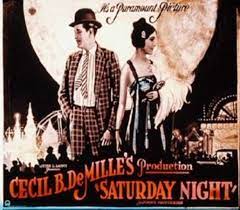 Saturday Night 1922 Romantic Comedy Film Magic Lantern Slides Saturday Night