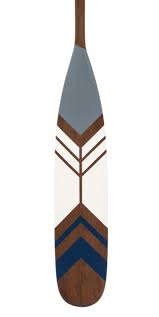 Decorative Canoe Paddle Hand Painted On Maple Wood Etsy Oar Decor Wood Canoe Canoe Paddle
