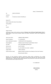 15 Contoh Surat Permohonan Jaminan Pemeliharaan