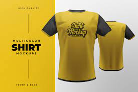 Mockups, print templates, psd templates. Short Sleeve T Shirt Mockups Creative Photoshop Templates Creative Market