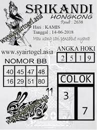 Kode Syair Togel Hongkong Kamis 14 Juni 2018 Syair Hongkong Syair Srikandi Syair Arjuna Syair Dewi Bulan Syair Kalong Syair Naga Mas Dewi Bulan Minggu Buku