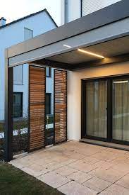 Terrassenuberdachung Mit Lamellen Sichtschutz Olching Jalousien Huber Gmbh Uberdachung Terrasse Terrassendach Gartengestaltung