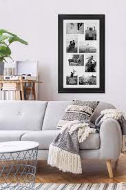 Mainstays 8 Opening 4 X6 Collage Frame Black Wood Grain Walmart Com In 2021 Picture Wall Living Room Wall Decor Living Room Living Room Decor