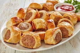 Bratwurstbrat In Blatterteig Rezept Blatterteig Rezepte Fingerfood Wurstchen Im Blatterteig