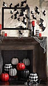 Upscale Halloween Decor Halloween Fireplace Halloween Mantel Decor Halloween Mantel