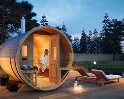 Finntherm Fass Sauna Sam Sauna Im Garten Fasssauna Im Freien
