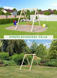 Schaukel Garten Akubi Einzelschaukel Felix Inkl Schaukelsitz Rot Schaukel Garten Einzelschaukel Schaukel