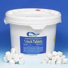 Blue Wave 1 Inch Tri Chlor Chlorine Tablets Blue Waves Spa Pool Tablet