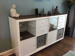 Ikea Kallax Hack Using Vinyl Adhesive Flooring Ikea Glass Inserts Boxes Feet Ikea Lagerung Ikea Ikea Ideen