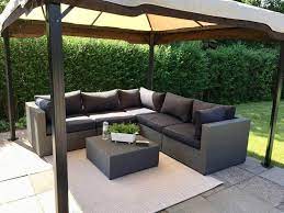 Unser Gartenpavillon 3x3m Mit Seitenwand Und Insektenschutz Garten Pavillon Loungeecke Garten Garten Lounge