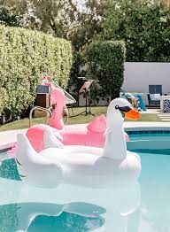A Bright Bohemian Summer Pool Party Inspired By This Bachelorette Pool Party Wedding Pool Party Pool Party Decorations