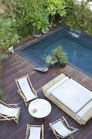 Holz Terrasse Schwimmteich Kleingarten Backyard Pool Small Pools Backyard