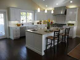 10 Beautiful Kitchens With Dark Hardwood Floors Points of interest ● polished reclaimed hardwood floors ● butcher block countertops ● antique wooden island with carved diamond detail ● distressed white wooden base cabinets ●.