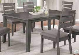 Get free shipping on qualified gray dining room sets or buy online pick up in store today in the furniture department. Viana Gray And Light Gray Extendable Dining Table From Furniture Of America Coleman Furniture