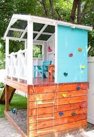 Stelzenhaus Fur Kinder Im Garten Selber Bauen Anleitung Und Bauplan Dekoration Gram Spielhaus Im Freien Stelzenhaus Kinderspiel Im Freine