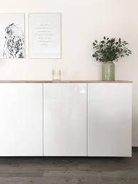 Ikea Hack Metod Kuchenschrank Als Sideboard Elfenweiss Ikea Schrank Weiss Wohnzimmerschranke Ikea Hack Wohnzimmer