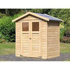 Karibu Holz Geratehaus Ostersund 1 Natur B X T 177 Cm X 120 Cm Kaufen Bei Obi Karibu Gartenhaus Gartenhaus Gunstiges Gartenhaus