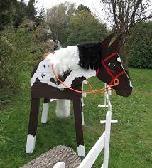 Holzpferd Winni Holzpferd Holzpferd Garten Holzpferd Selber Bauen