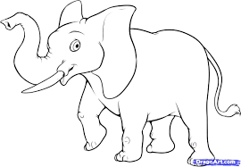 How To Draw Easy Animals Step By Step How To Draw An Easy Elephant Step By Step Safari Animals Animals Elephant Drawing Easy Animal Drawings Easy Drawings