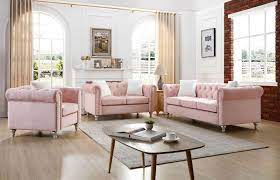 Glory Furniture G864as 793 43 3 Piece Living Room Set Velvet Living Room Living Room Sets
