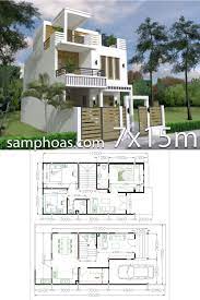 7x15m Simple Home Design Plan With 3 Bedrooms Samphoas Plan Simple House House Construction Plan Model House Plan Anyone can easily comprehend since it's simple & focused.