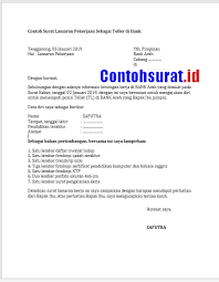Contoh Surat Permohonan Ke Bank Bri Kumpulan Surat Penting