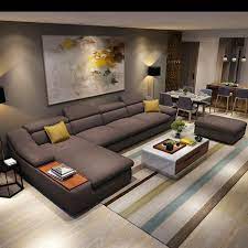 Us 579 0 Living Room Furniture Modern L Shaped Fabric Corner Sectional Sofa Set Design Couches For Living Room With Chaise Longue Ottoman Couches For Living R Modern Sofa Living Room Living Room