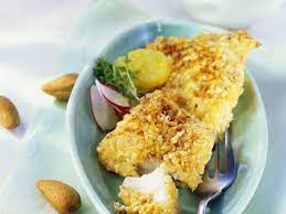 Panierter Rotbarsch Mit Salat Rezept Rezepte Panieren Lebensmittel Essen