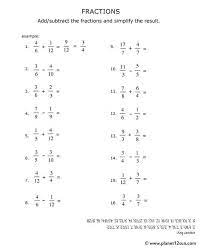Free Printables For Kids Adding And Subtracting Fractions Adding Fractions Fractions Worksheets