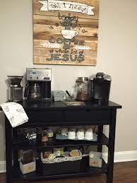 Ikea Hack Norden Sideboard Turned Coffee Bar Ikea Sideboard Coffee Bar Diy Ikea Hacks