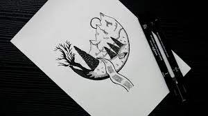How To Draw A Scenery With Pens Nature Scenery Drawing Doodle Art Black White Drawing Youtube Follow these tips to get the most out of your dry media.