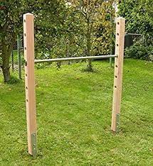 Einfach Turnreck Aus V2a Edelstahl Mit 2 Stuck 1 67 M Pfosten Amazon De Garten Turnreck Garten Hinterhof Spielplatz Kinderspielplatz Garten