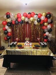Birthday Inspiration Black And Gold Party Decorations Red Party Decorations Gold Birthday Party Decorations