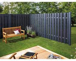 Sichtschutzzaun Element Seattle Anthrazit 180 X 180 Cm Kaufen Bei Obi Sichtschutzzaun Outdoor Dekorationen Sichtschutz Garten Holz