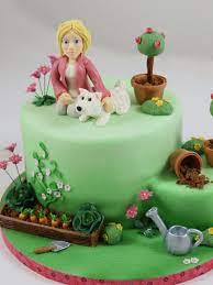 Gardener Cake Torte Gartnerin Garten Hund Gemuse Vegetables Motivtorten Themenbezogene Torten Kuchen Gartenmotiv