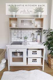 Ikea Duktig Kitchen Hack How To Makeover Your Ikea Duktig Play Kitchen Using R Ikea Duktig Kuche Ikea Spielkuche Ikea Duktig