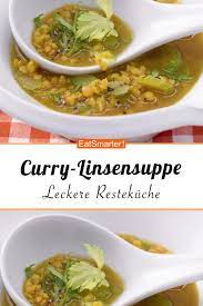 Curry Linsensuppe Rezept Linsensuppe Rezepte Vegetarische Gerichte