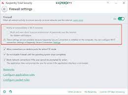 How To Enable Or Disable Notifications About Vulnerabilities In Wi Fi Networks In Kaspersky Total Security 2018