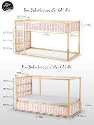 Kura Bett Ikea Fischgrat Muster Aufkleberset Pack 5 Selbst Etsy Kura Bed Ikea Bed Ikea Kura Bed
