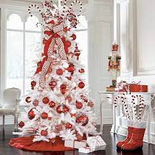 Winter Wonderland Decor Scene Grandin Road Christmas Tree Themes White Christmas Trees Peppermint Christmas