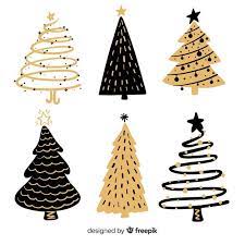 Download Hand Drawn Christmas Tree Collection For Free Christmas Tree Drawing Christmas Drawing Christmas Tree Collection